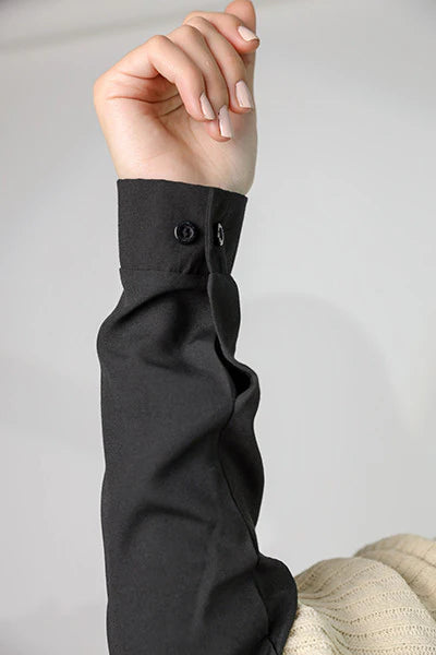 manches de chemise  - noir