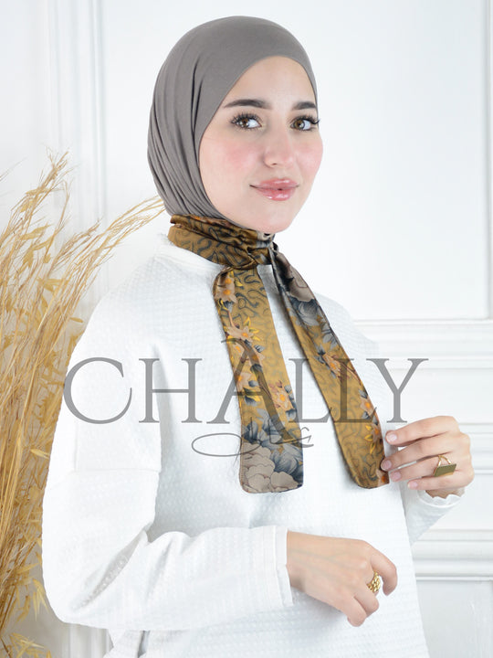 Foulard Kayla Semi-Satiné Tabaquia
